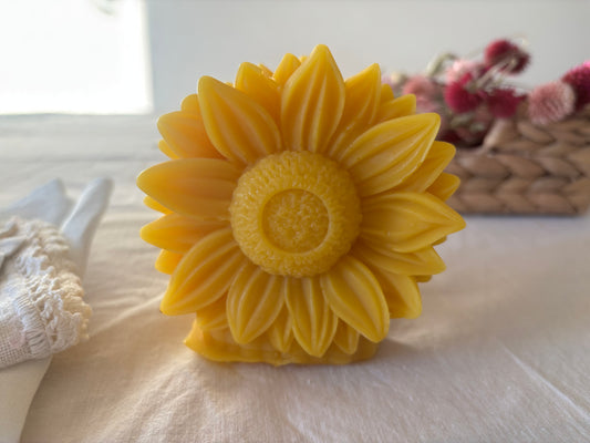Blooming Sunflower Candle