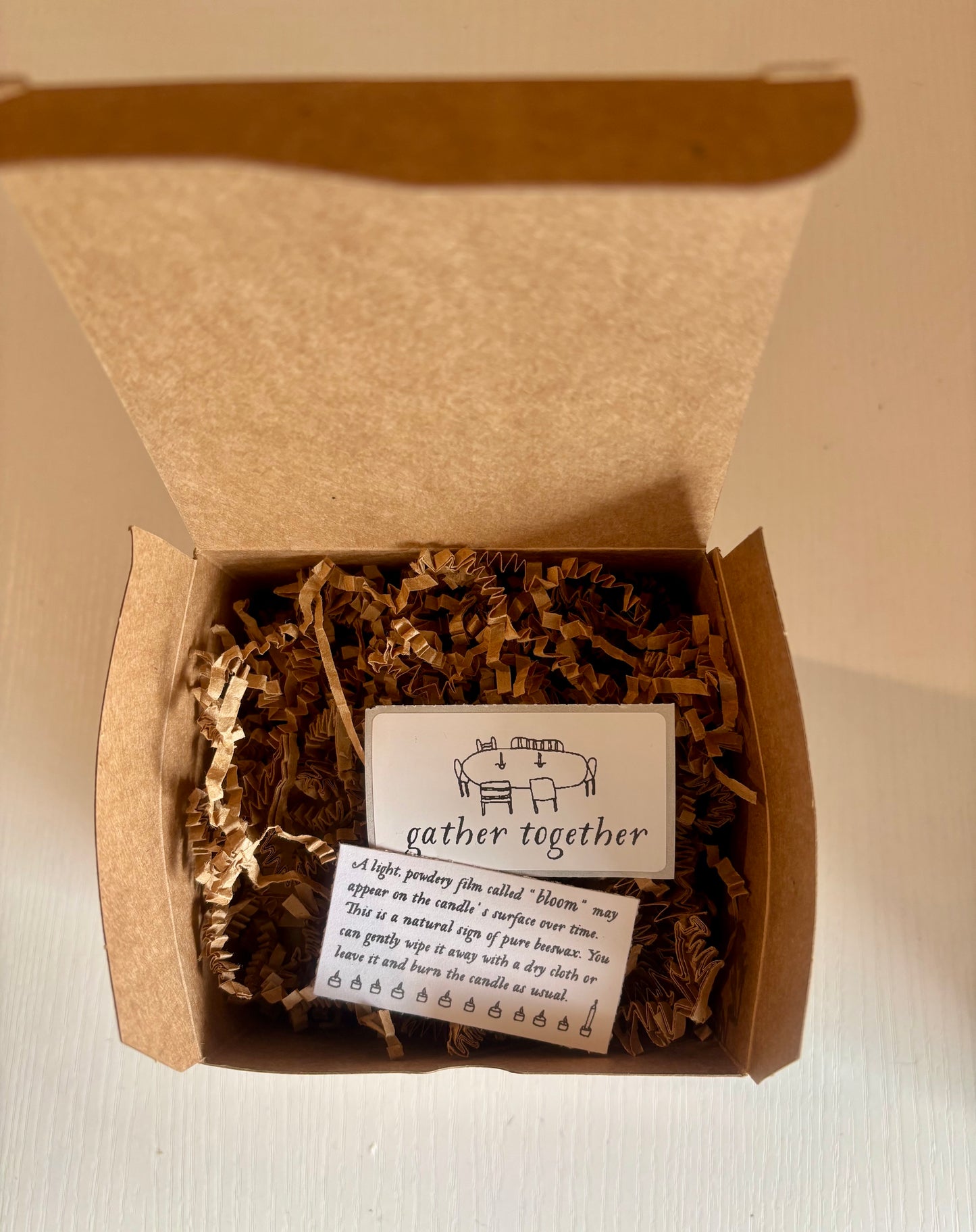 Peaceful Dove Beeswax Votive