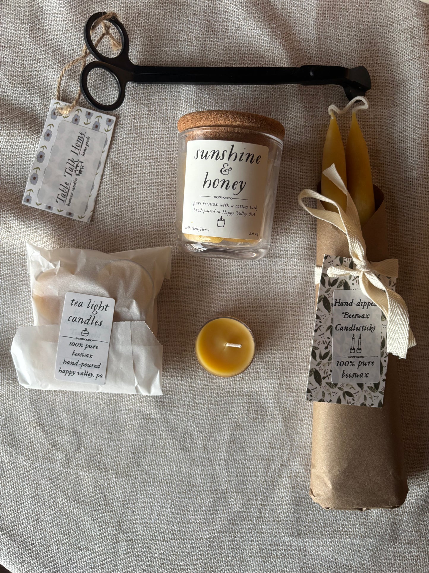 Gather Together Beeswax Candles Gift Set