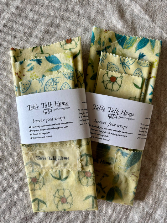 Reusable Beeswax Food Wraps