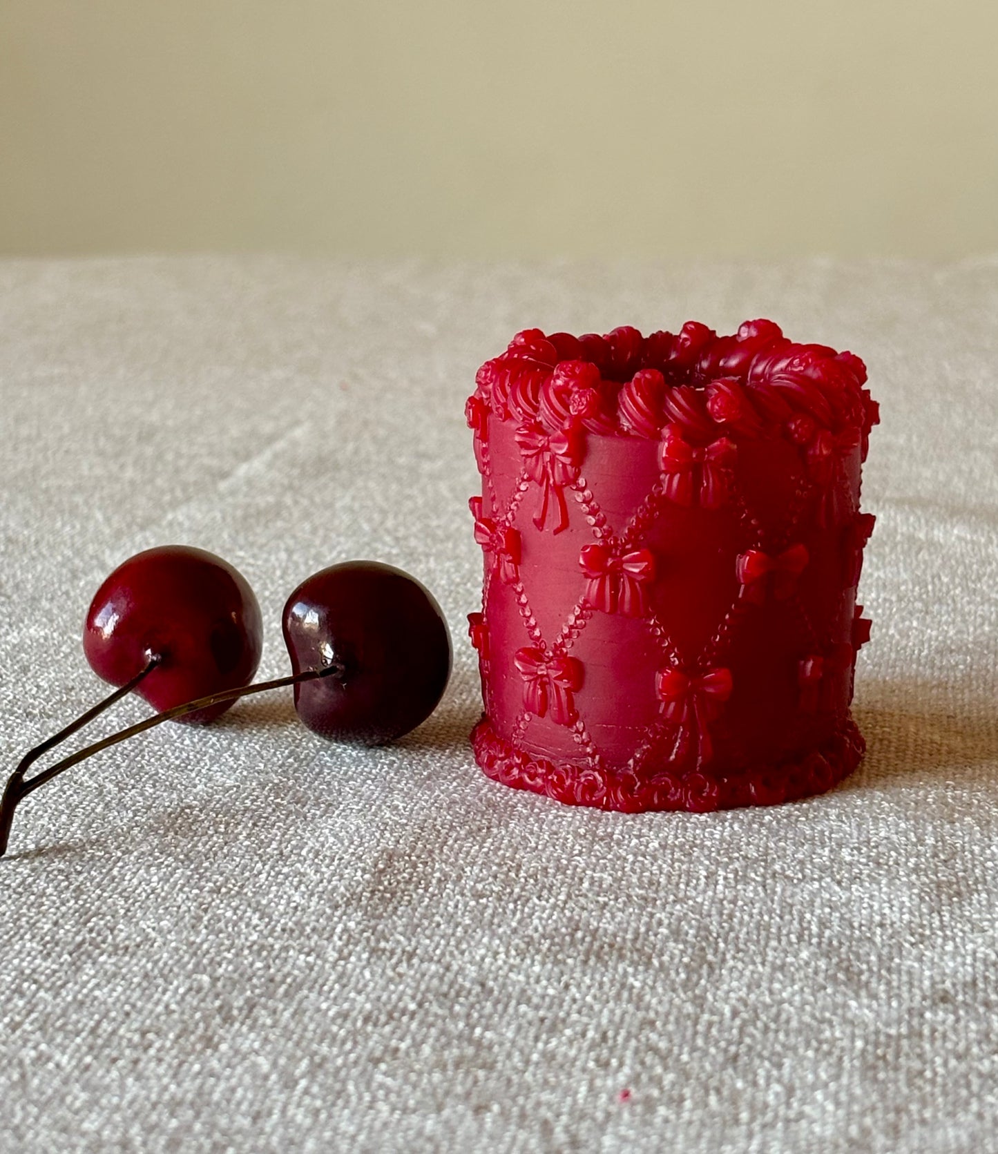 Beeswax Cake Candles