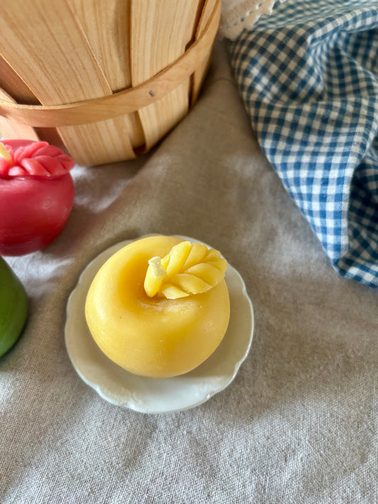 Apple Beeswax Candle