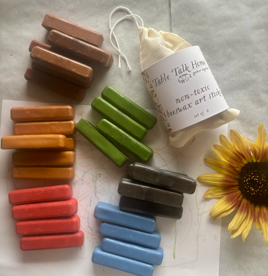 Non-toxic Beeswax Art Sticks