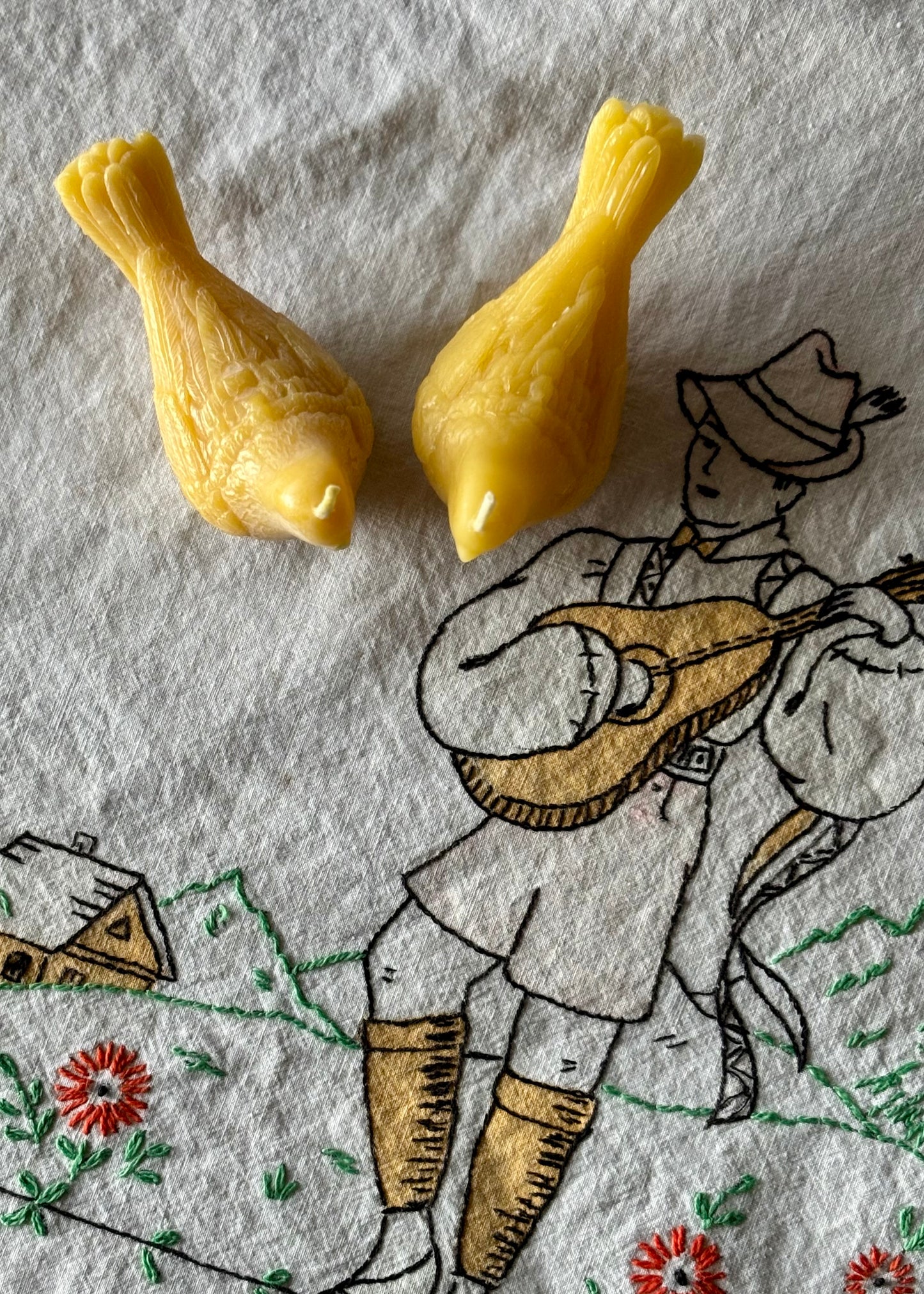 Peaceful Dove Beeswax Votive