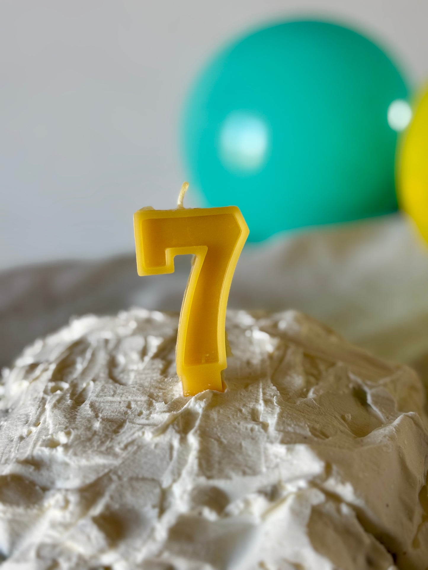 Beeswax Number Birthday Candles