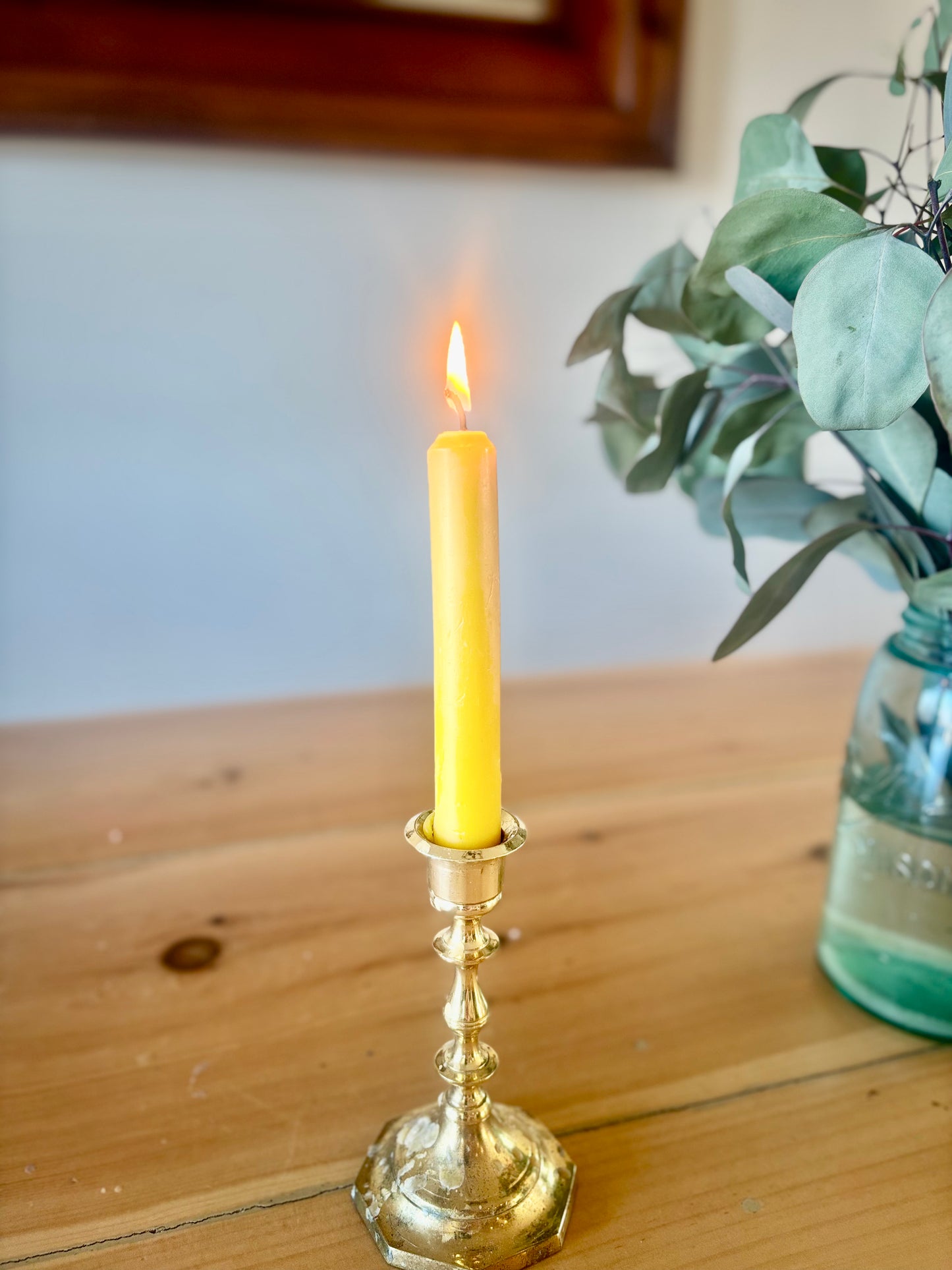 Pure Beeswax Taper Candles