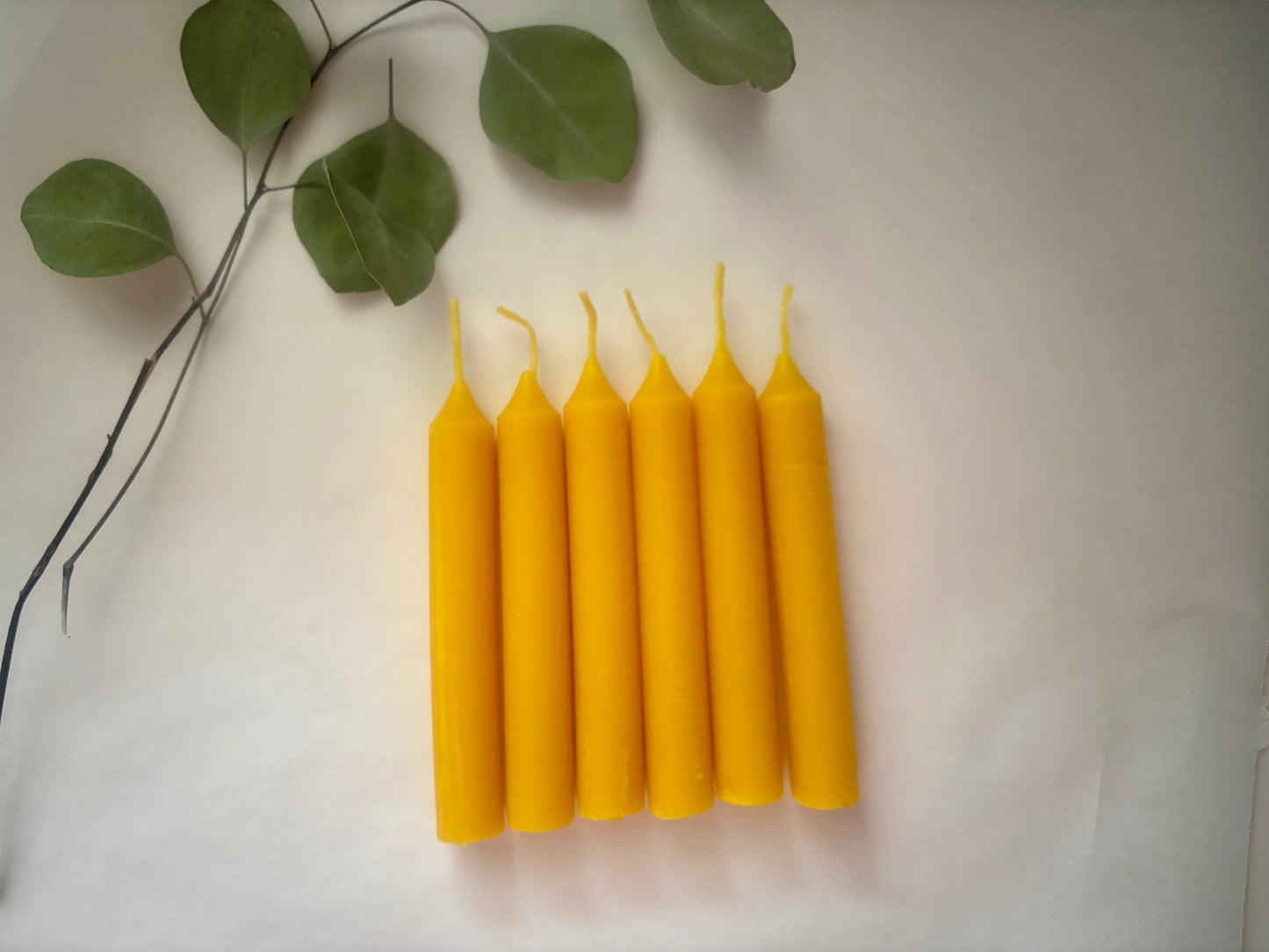 Pure Beeswax Taper Candles