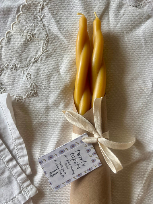 Beeswax Twirly Taper Bundle