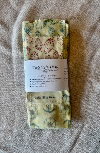 Reusable Beeswax Food Wraps