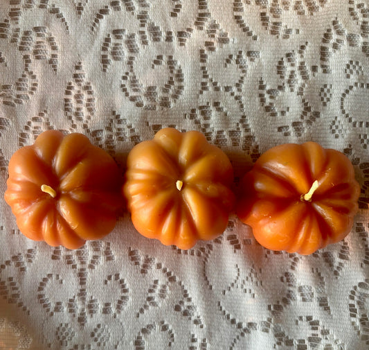 Beeswax Pumpkin Candles