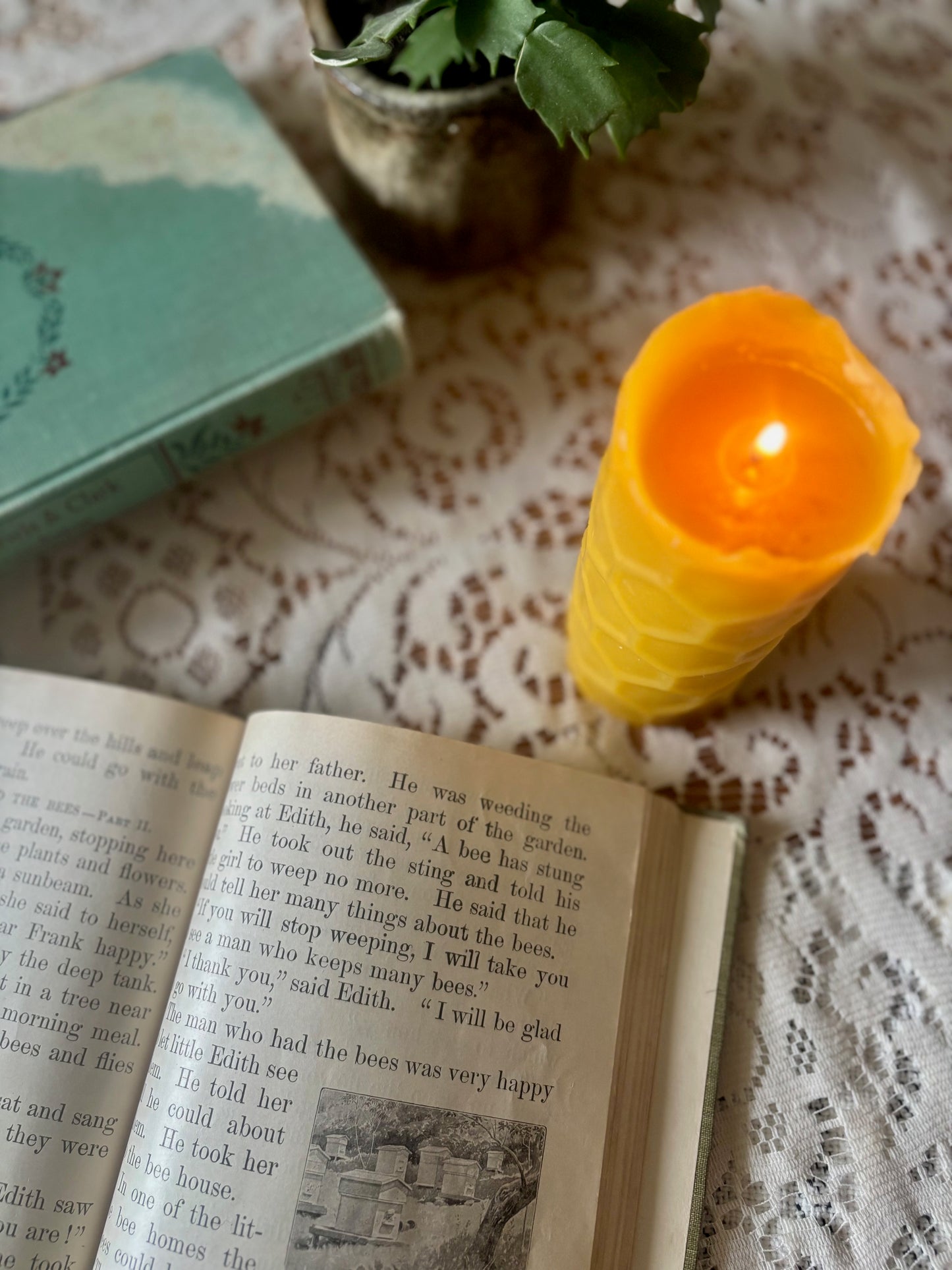 Hexagon Pillar Candle