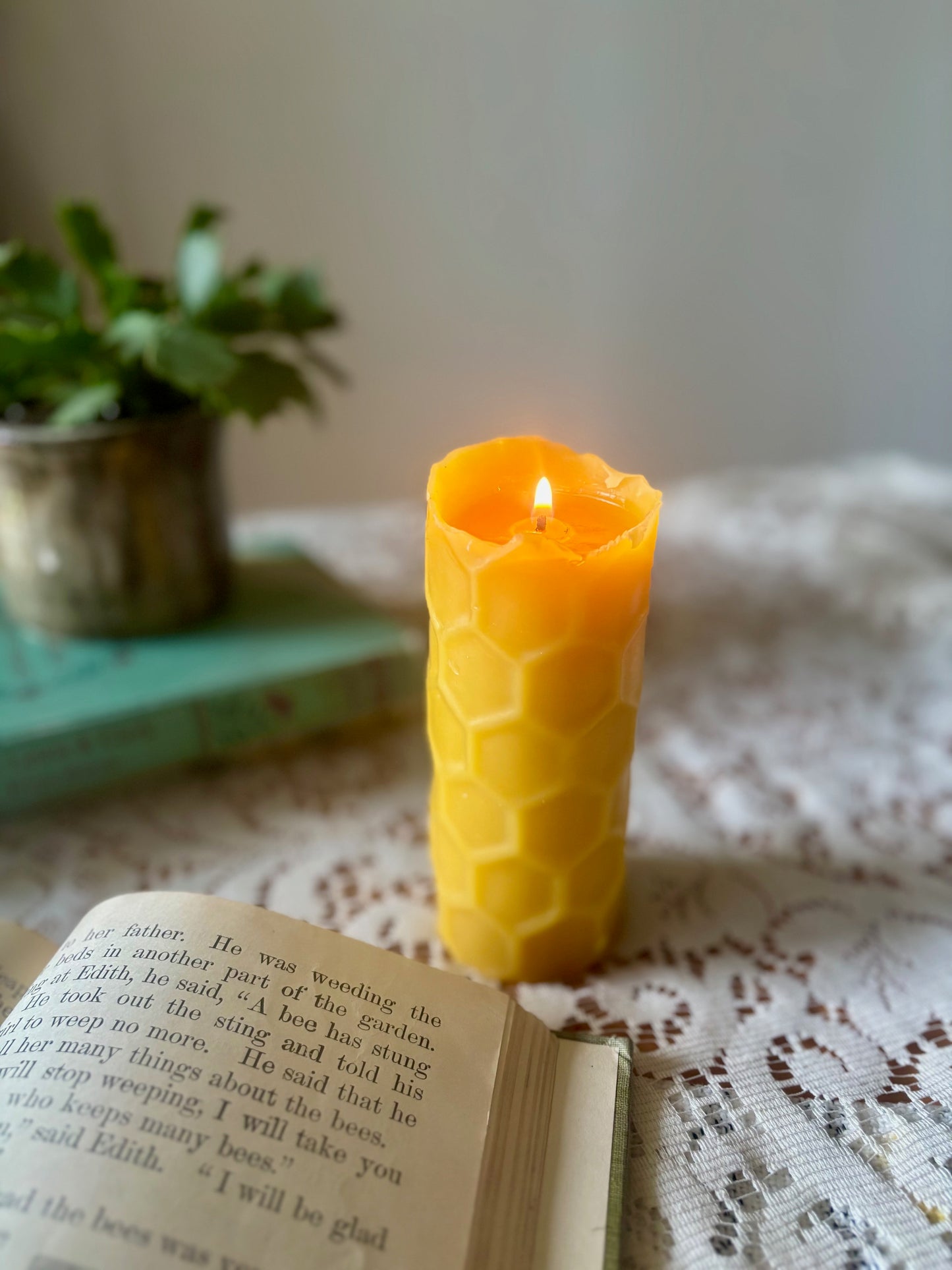 Hexagon Pillar Candle